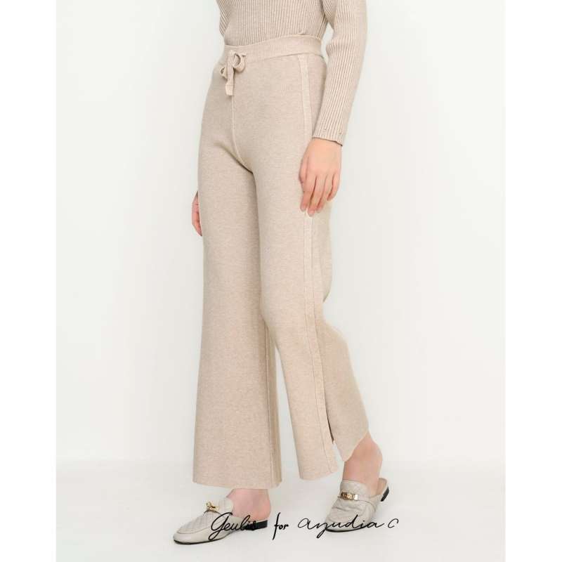 x Ayudiac ELEKTRA KNIT PANTS CELANA WANITA (2 warna) - Main Image