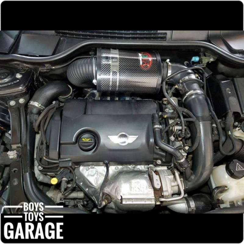 Jual Carbon Intake Kit Mini Cooper R56 S / Jcw Bmc Oval Trumpet Airbox ...
