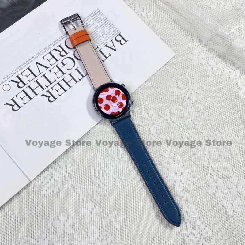 Strap jam 22mm Galaxy watch samsung 45mm 46mm hermes leather kulit