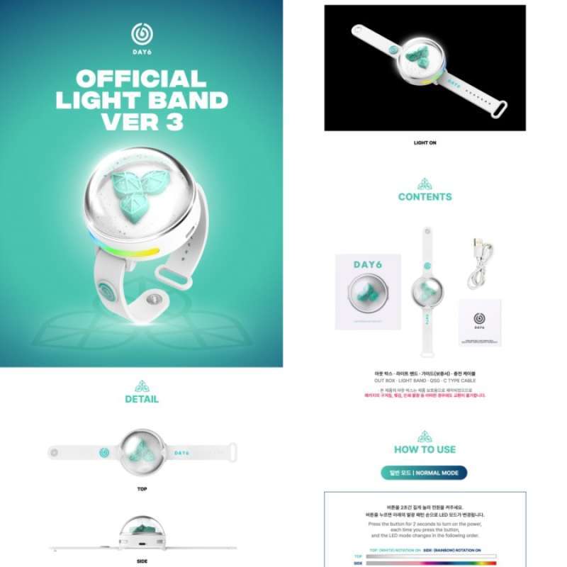DAY6 OFFICIAL LIGHT BAND VER.3 公式ペンライト DAY6 OFFICIAL LIGHT BAND VER 3 – JYP JAPAN ONLINE STORE