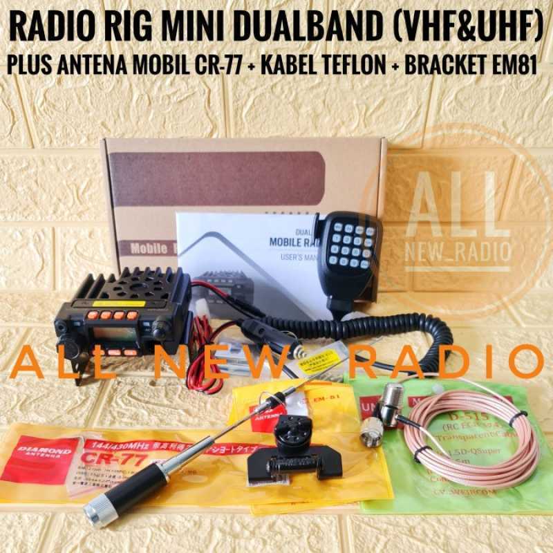 Promo 100% Produk Ori Radio Rig Mini Dualband Weirwei Redell Plus Paket ...
