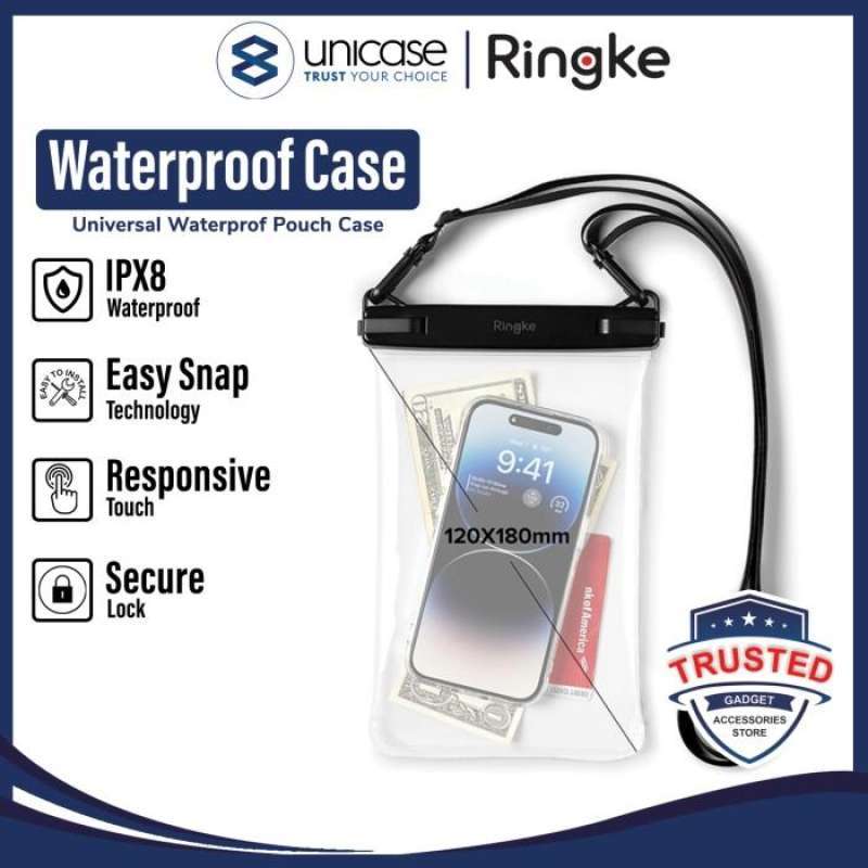 Waterproof Phone Case Ringke Frameless Pouch Universal Clear Anti Air