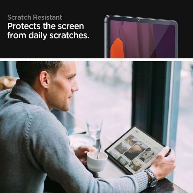 Tempered Glass Samsung Galaxy Tab S7/S8 Plus Ultra Spigen EZ Fit