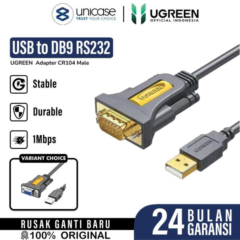 UGREEN Converter USB C to DB9 RS232 Male 1.5m - CR104 20211
