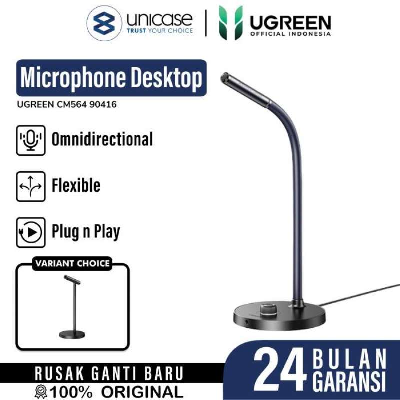 UGREEN Microphone Desktop USB A with noise cancelling - Black CM564 90416
