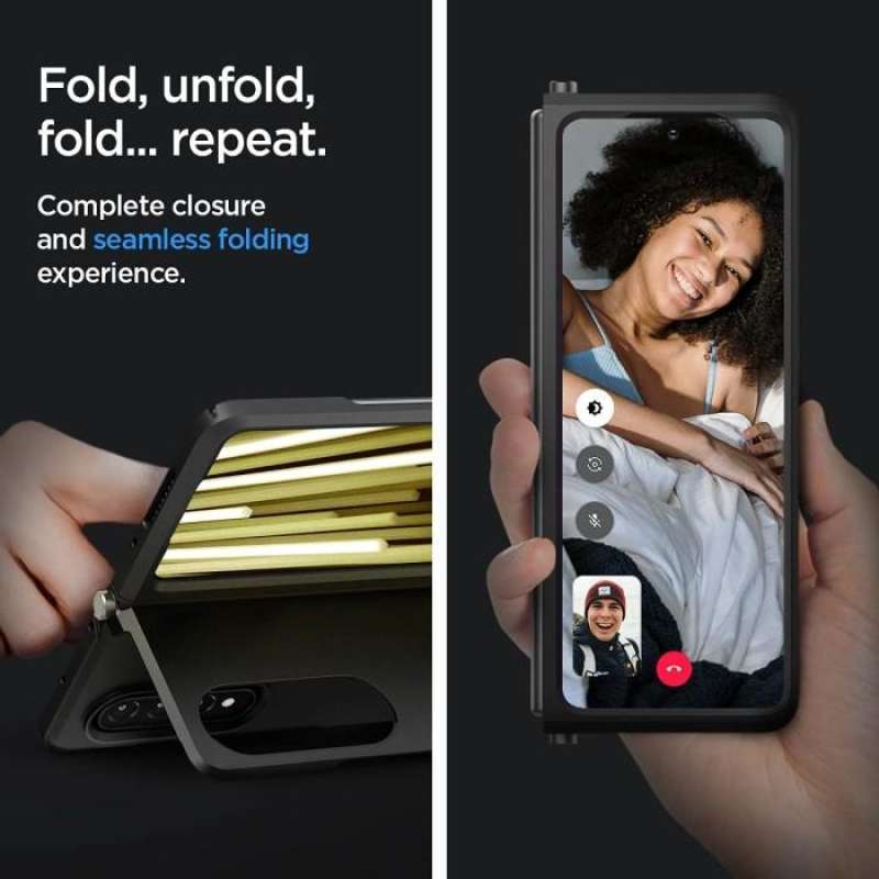 Case Samsung Galaxy Z Fold 3 Spigen Neo Hybrid S Slim Stand Casing