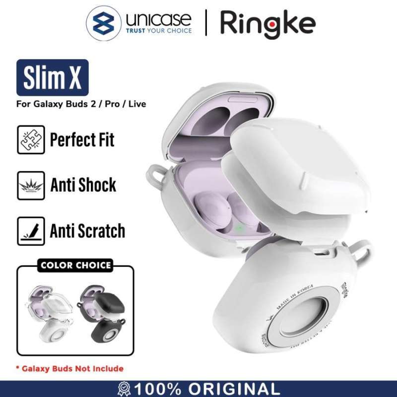 Ringke Galaxy Buds FE / 2 Pro / 2 / Pro / Live SLIM X Case (PC) - Clear ACEC0021