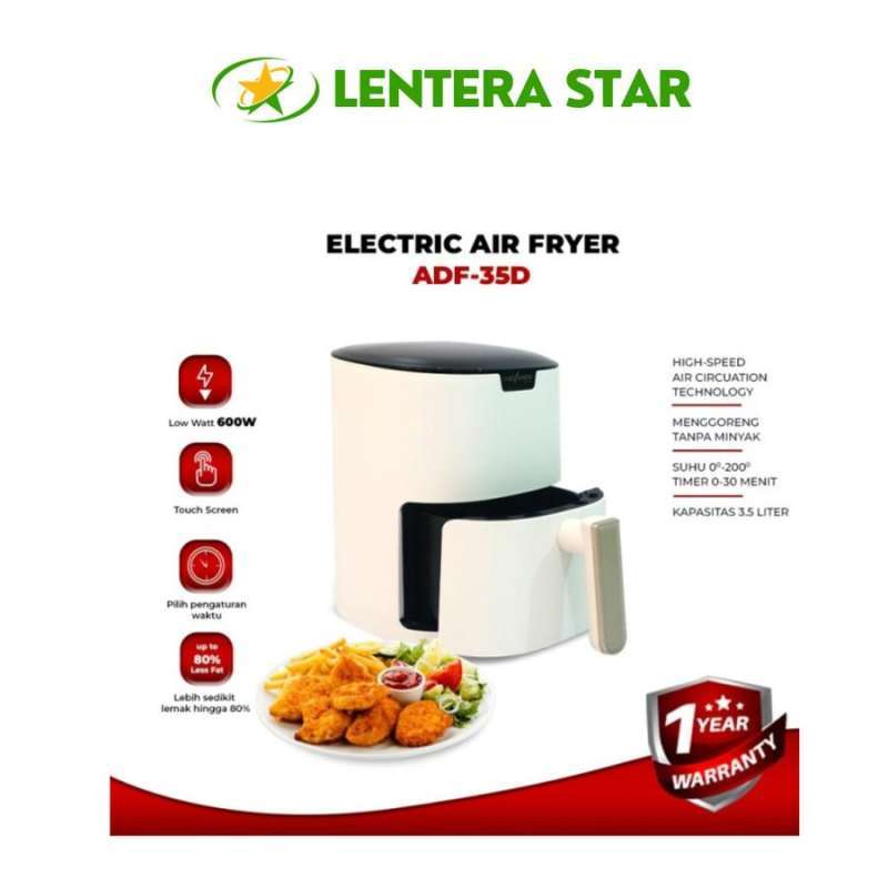 Jual Air Fryer Electric Digital Advance 3,5 Liter Adf-35-d Adf35 35da