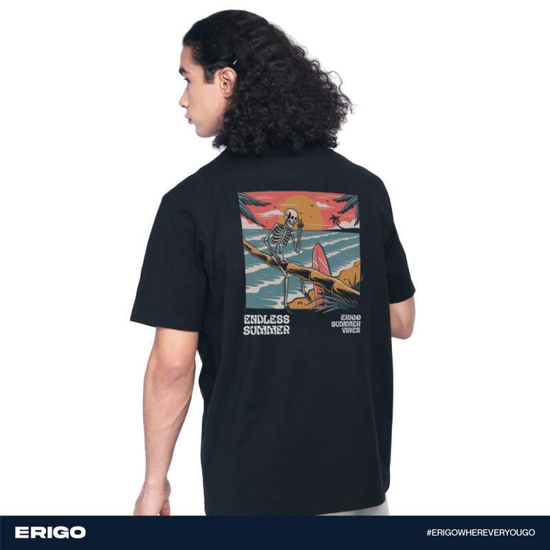 Promo Erigo Tshirt Oversize Dtf Series Quirino Black Vol 4 Diskon 55