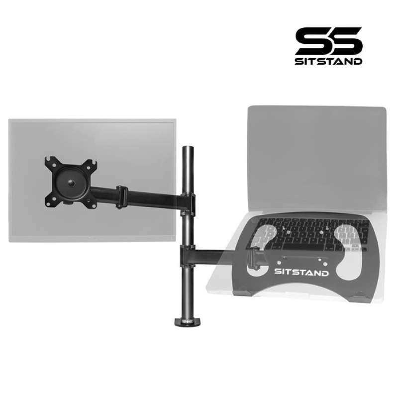 Jual Sitstand Laptop Combo Bracket Dual Monitor Arm Stand - Combo3 Di ...