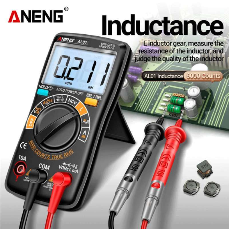 Promo Al01 Inductance Digital Multimeter Ac/dc Voltage Meter Current ...