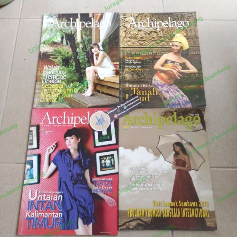 Jual Koleksi Majalah Archipelago Merpati Inflight Magazine Sdh Tdk
