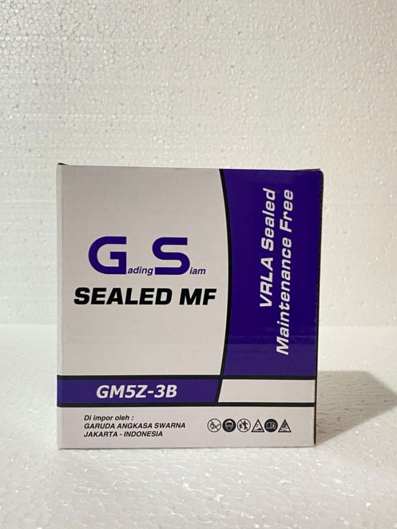 Promo Aki Motor Vega, Crypton, Sigma, Alfa Iir Gm5z-3b Gs Accu Mf