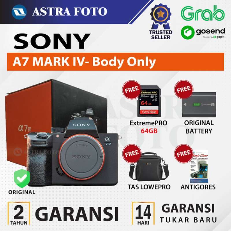 Jual Sony A7iv Body Only - Sony A7 Iv Sony A7 Mark Iv - A7iv Bo - Split ...