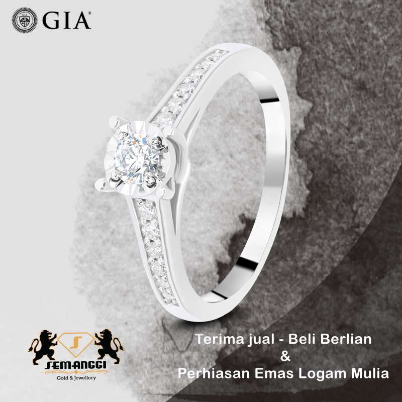 Jual Cincin Berlian Certified Gia Carat Wanita Semanggi Smg