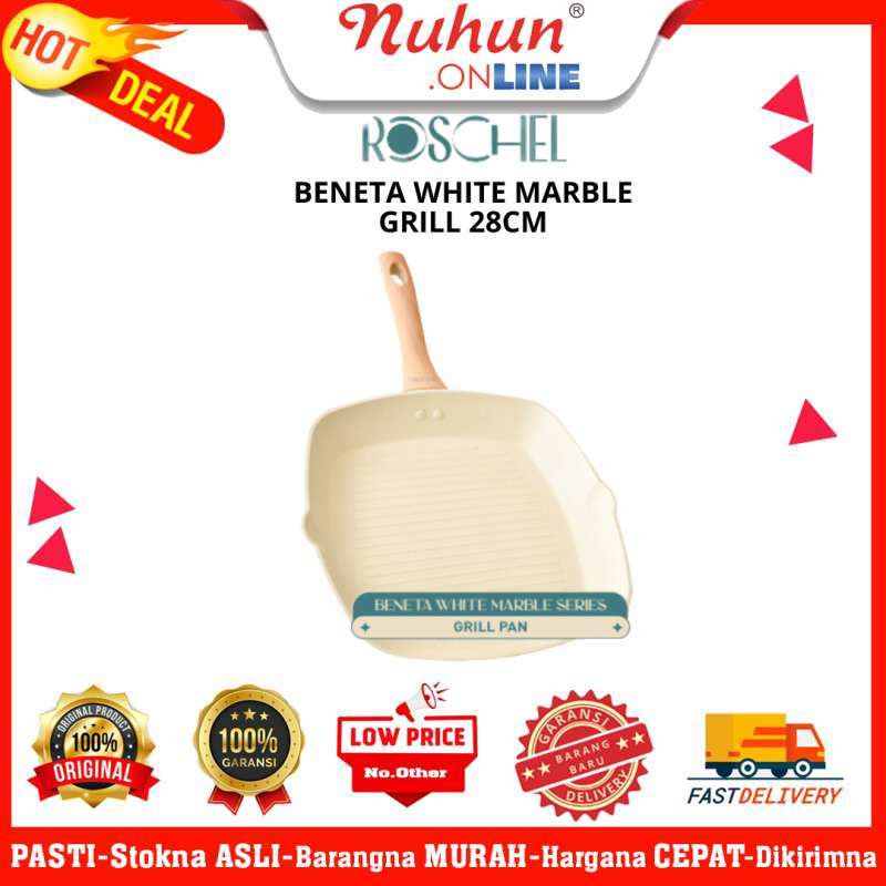 Jual Beneta White Marble Grill 28cm Roschel Rpw-528 Di Seller Nuhun ...