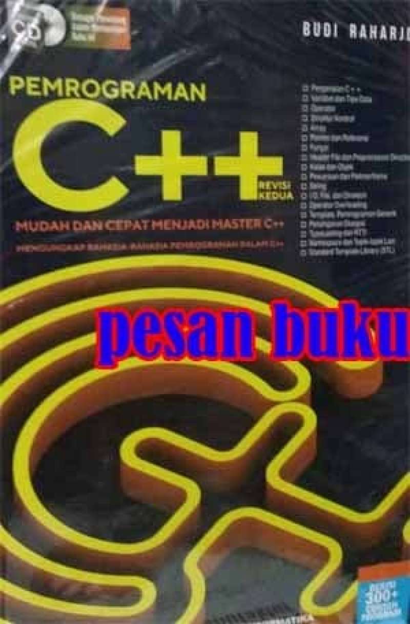 Promo Buku Pemrograman C++ Mudah Dan Cepat Menjadi Master C++ Diskon 23 ...