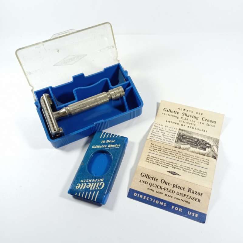 Jual Vintage Gillette Rocket One Piece Razor England Pisau Cukur Antik ...