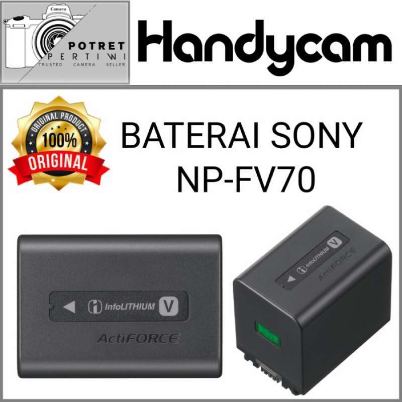 Batería Y Cargador CELLONIC Para Sony AX53 4K HANDYCAM - Compatible NP-FV70, NP-FV50, 650mAh, 2 Unidades