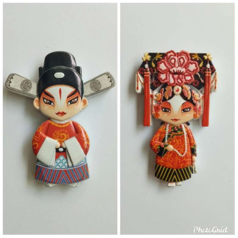 Jual Souvenir Magnet Kulkas Beijing Opera Oleh Oleh China Macau ...