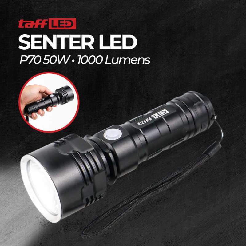 P70 Led Jual Senter Led Xlm-p70 USB Rechargeable P70 50w 1000 Lumens + 1 X ...