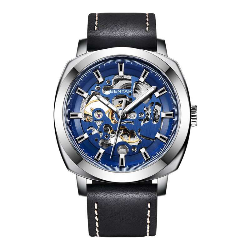 Leather By Benyar Montre 38 Mm Men Watch|benyar Men's Quartz Watch