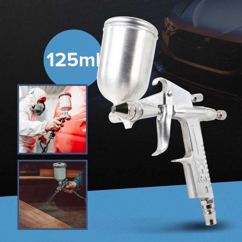 Jual Walfront Semprotan Cat Paint Spray Gun 0.5mm Nozzle 125ml K3 Wall