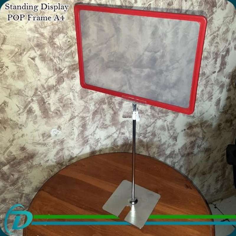 Promo Stand Frame - Pop Up Frame A4 - Frame Promosi Diskon 23% Di ...