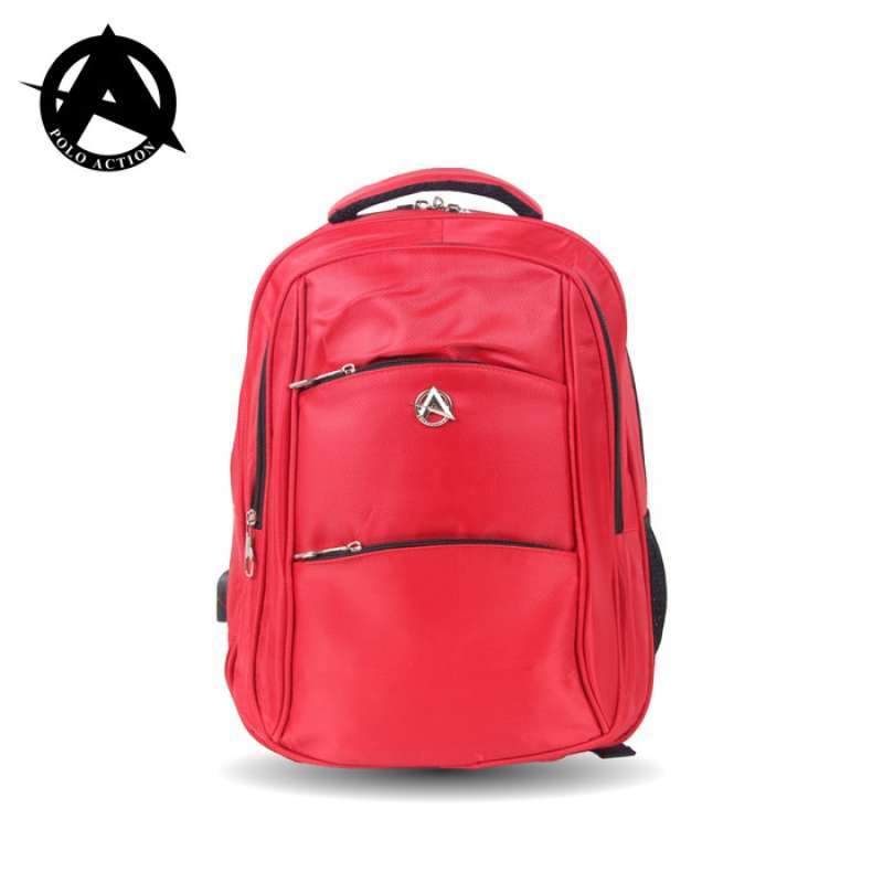 Tas Ransel Laptop Pria Imrt Polo Action Backpack kantor Hitam