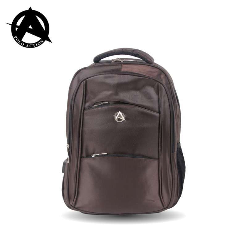 Tas Ransel Laptop Pria Imrt Polo Action Backpack kantor Hitam