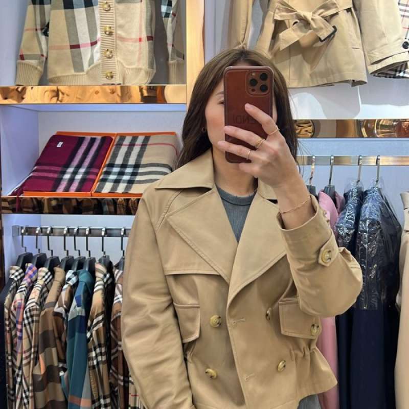 Jual Trench Coat Crop Beige Di Seller Winter Cengkareng Timur Kota Jakarta Barat Blibli