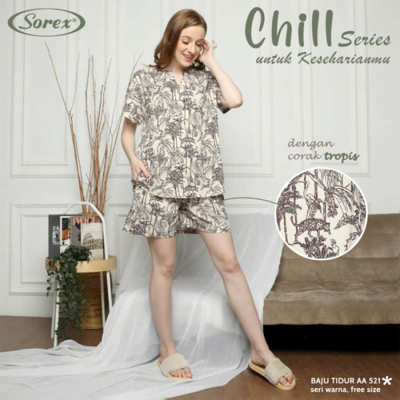 Jual Baju Tidur Sorex Chill Series Aa521 Hijau Di Seller Zenin Cengkareng Timur Kota Jakarta Barat Blibli