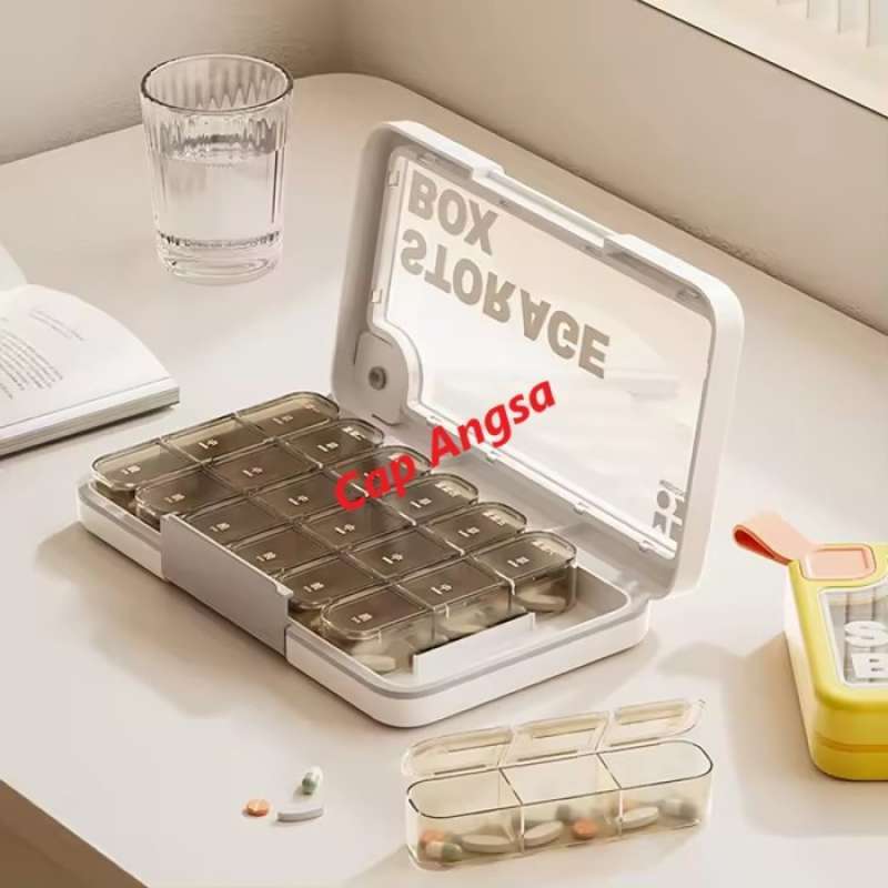 Promo Tempat Obat Container Travel Organizer Kapsul Tablet Vitamin ...