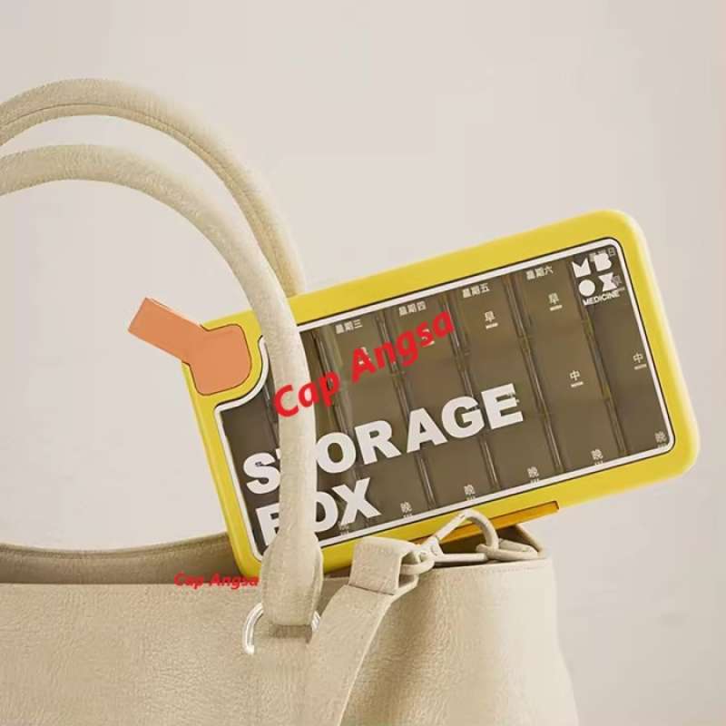Promo Tempat Obat Container Travel Organizer Kapsul Tablet Vitamin ...