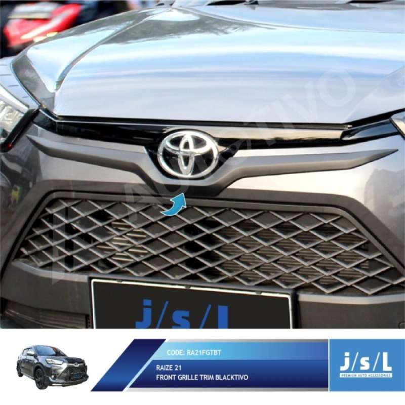 Promo List Grill Depan Toyota Raize 2021 Blacktivo Dan Chrome Chrome