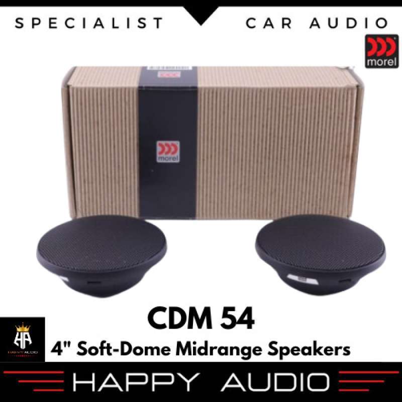 Promo 1 Set Speaker Midrange 4 Inch Morel Cdm 54 Mid Range Soft Dome ...