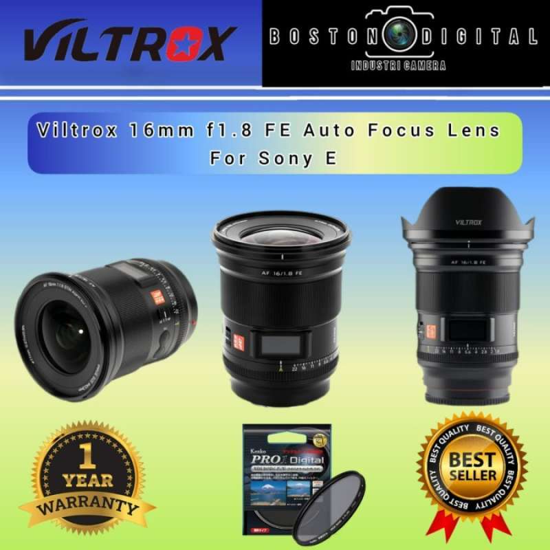 Promo viltrox af 16mm f1 8 fe lens for sony e mount af 16mm f1 8