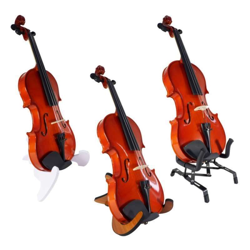 Promo Stand Biola Silang Lantai Model X Portable Violin Viola - Putih ...