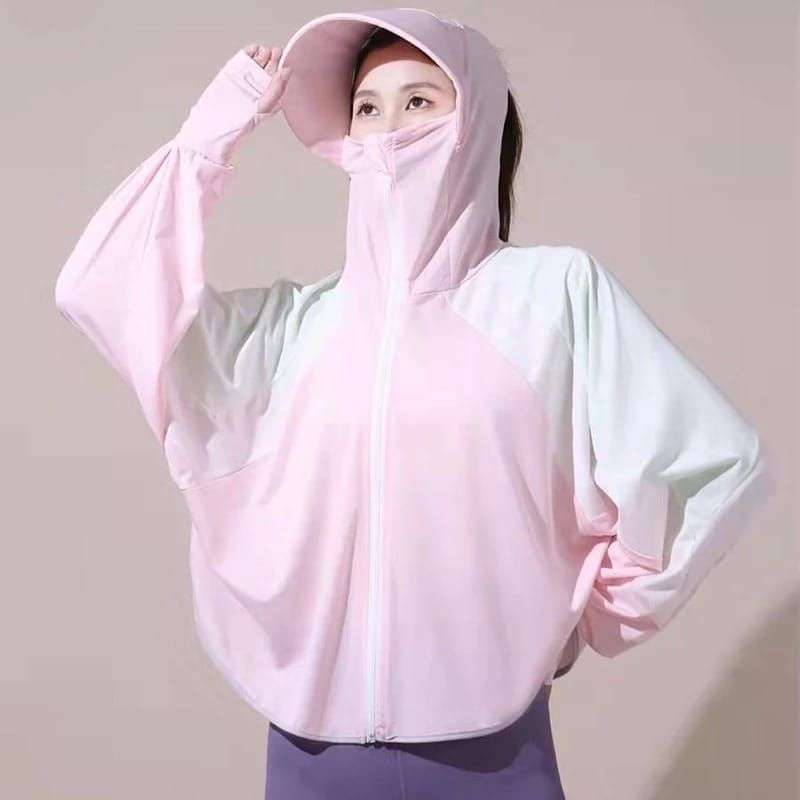VERISH Jaket pelindung sinar matahari jaket sepede wanita UPF50+ WARNA UV002