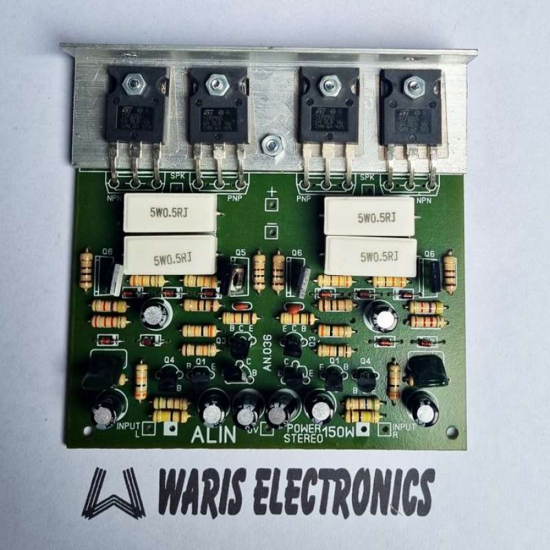 Jual Kit Power Ampli Amplifier 150w Watt Stereo Ocl Transistor Alin