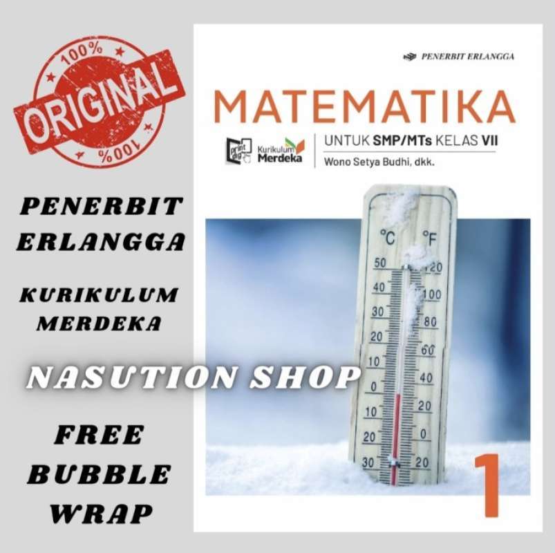 Jual Buku Kelas 1 / 7 Vii Smp/mts Erlangga Kurikulum Merdeka Ori Kurmer ...
