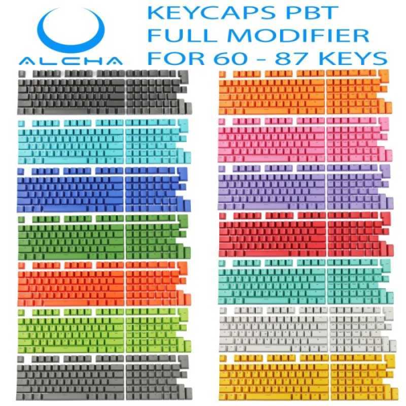 Promo Alcha Keycaps Pbt Full Modifier 117 Keys Oem File Backlit Diskon ...