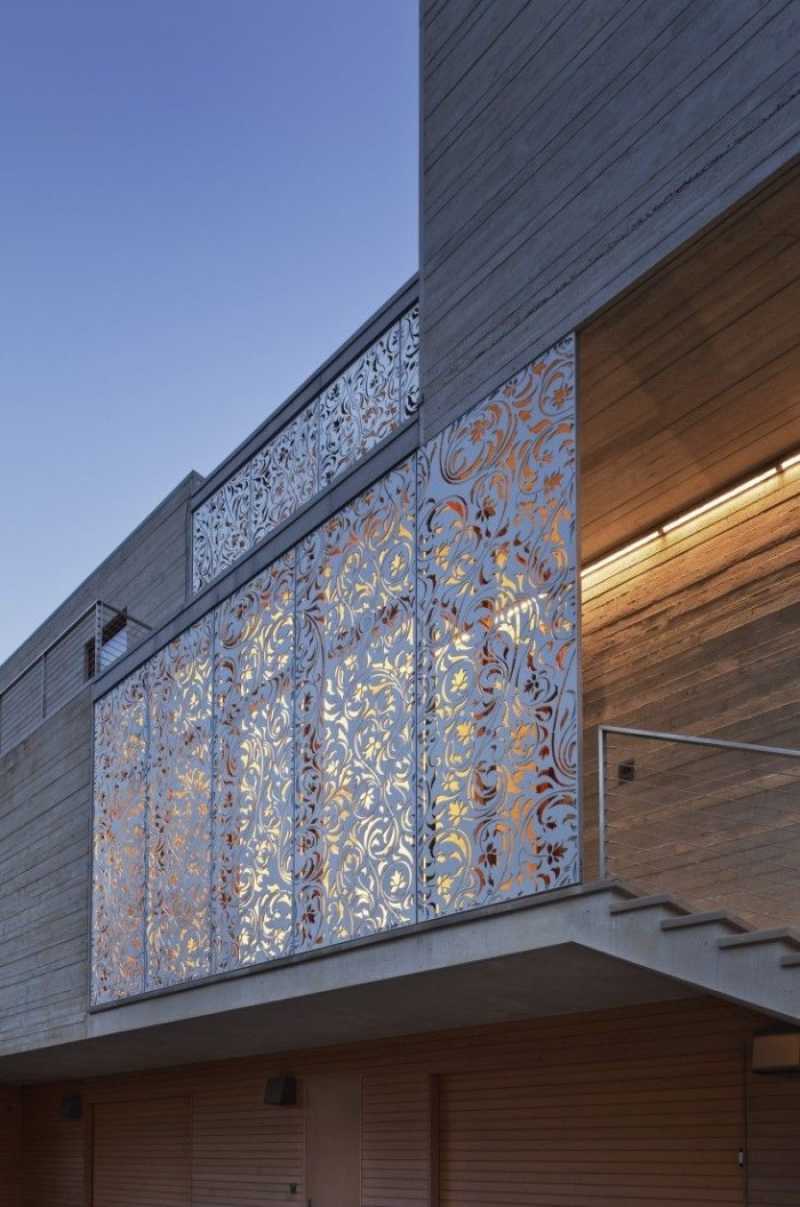 Cladding Besi Jual Fasad Facade Balkoni Ornament Plat Besi Cnc Laser Cutting Di ...