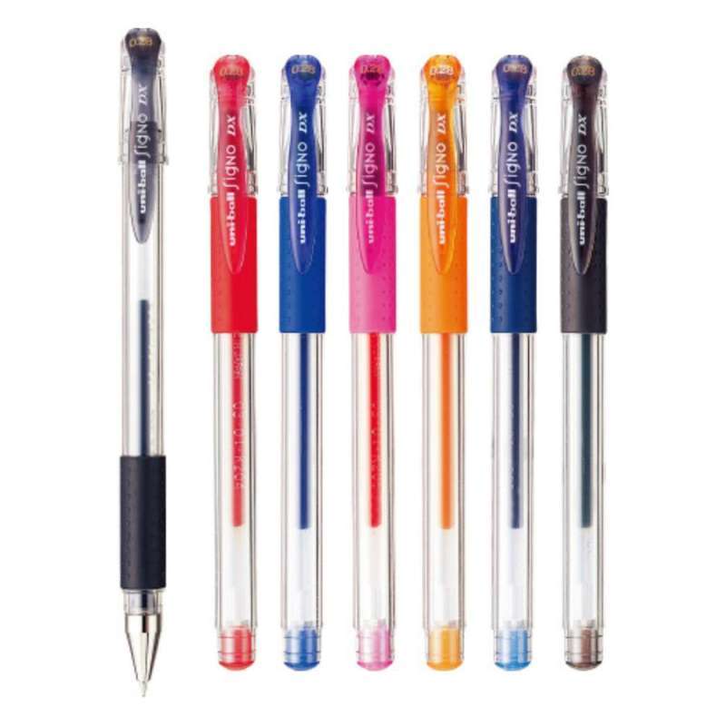 Mitsubishi Pencil Uni-ball Signo 0.28mm Gel Ink Refills - 10 Pack Black Ultra Fine Point Pens