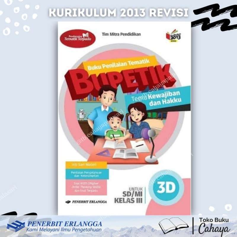 Jual Buku Penilaian Tematik Bupetik Kls 3a, 3b, 3c, 3d, 3e, 3f, 3g, 3h ...