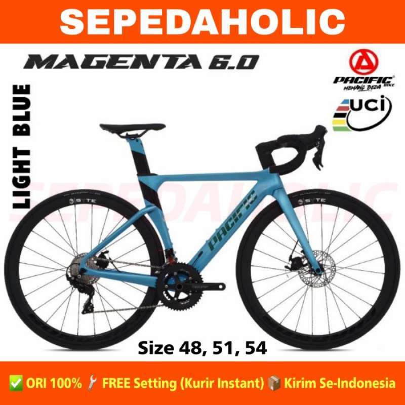 Promo Promo Roadbike Pacific Magenta 6.0 Sepeda Balap Carbon 2x11 Speed Uci Size 51 Dark Blue Diskon 50 Di Seller Bayanaka Rawa Buaya Kota Jakarta Barat Blibli