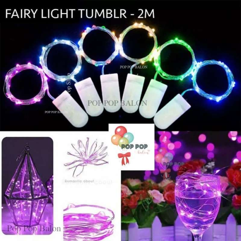 Jual Mini Led 20 Led - 2mâ€“ Fairy Light Tumblr Lampu Waterproof ...