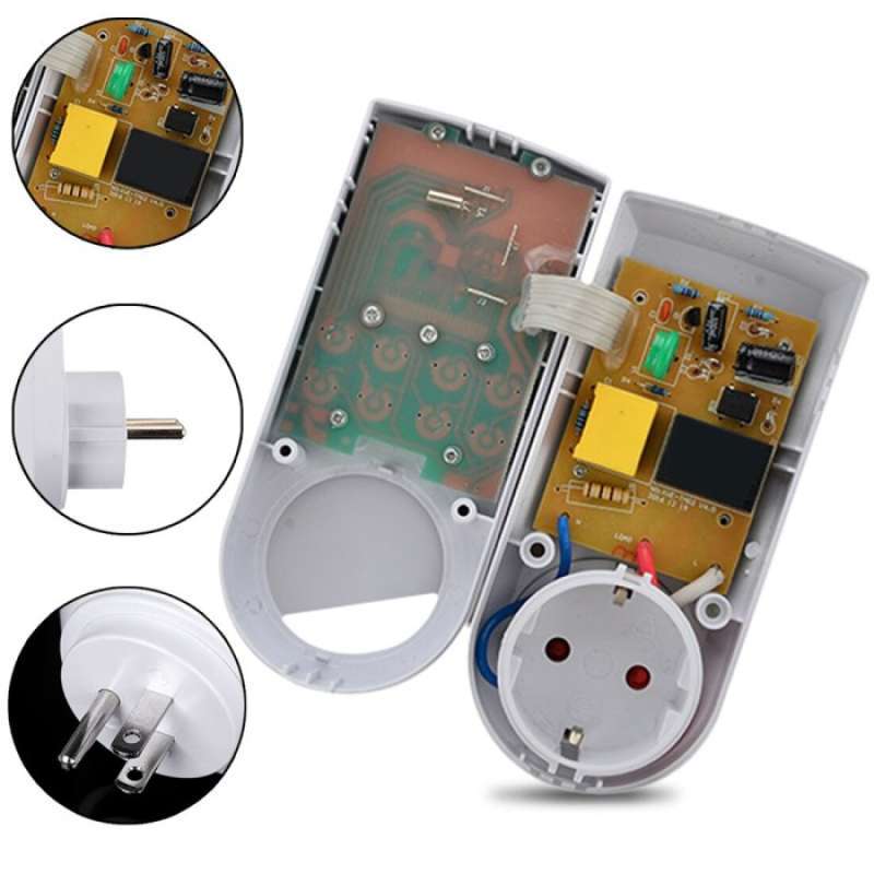 Jual Taffware Stop Kontak Digital Timer Switch Programmable Timing Di ...