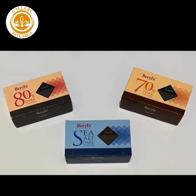 Jual Coklat Beryls Sea Salt Dark Chocolate 60 Gram Di Seller Reaver ...