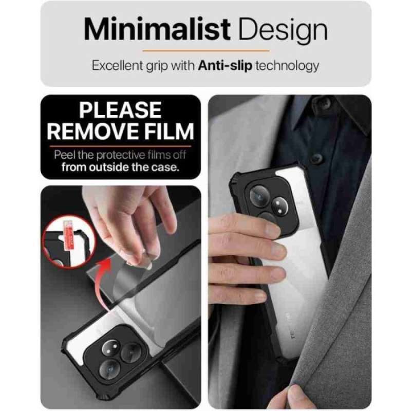 Peel Clear Hard Case HARDCASE REALME GT6 5G FUZE SHIELD SHOCKPROOF